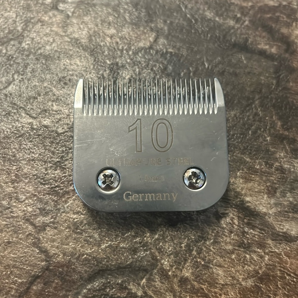 Size 10 clipper blades.